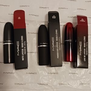 MAC Lipstick Lot New in Box